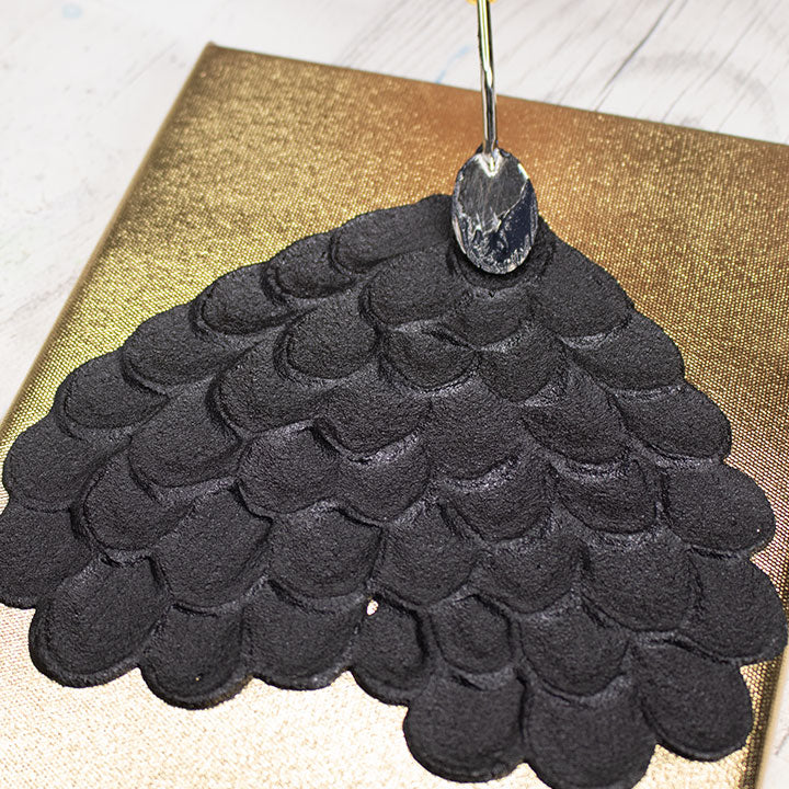 3D černá reliéfní pasta ARTMIE Midnight