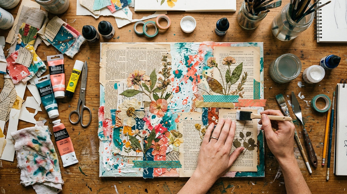 10 důvodů, proč byste měli začít s technikou Mixed media