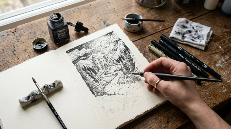 ARTMIE Inktober: Kompletní průvodce každoroční výzvou pro umělce