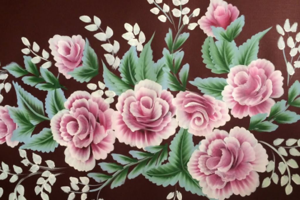 Jednoprahové malování — technika One Stroke Painting