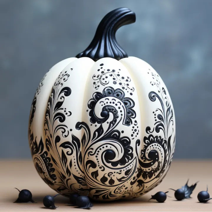 Jak si vymalovat dýni technikou Zentangle?