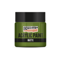 Akrylová barva matná - 50 ml – olive