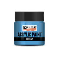 Lesklá akrylová barva Pentart 50 ml – světle modrá
