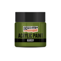 Lesklá akrylová barva Pentart 50 ml – olivová