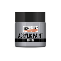 Lesklá akrylová barva Pentart 50 ml – šedá