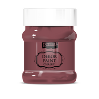 Dekorační křídová barva Chalky Pentart - 230 ml – Burgundy red