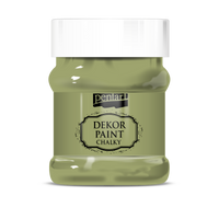 Dekorační křídová barva Chalky Pentart - 230 ml – olive