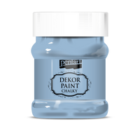 Dekorační křídová barva Chalky Pentart - 230 ml – flax-blue