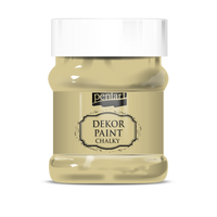 Dekorační křídová barva Chalky Pentart - 230 ml – egg-shell white