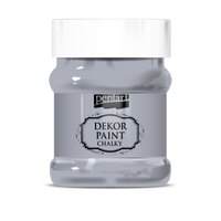 Dekorační křídová barva Chalky Pentart - 230 ml – grey