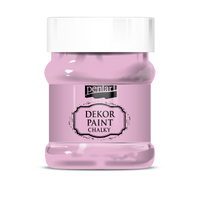 Dekorační křídová barva Chalky Pentart - 230 ml – baby pink