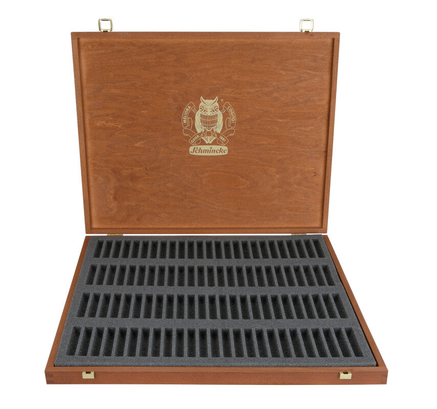 Schmincke dřevěná krabička na 100 pastelů