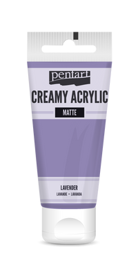 Krémová akrylová barva matná Pentart 60 ml – lavender