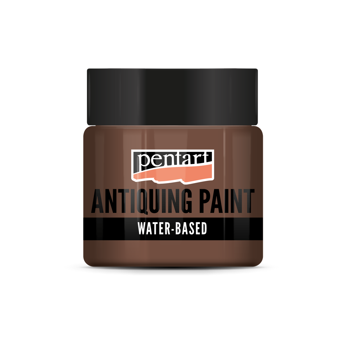 antiquing paint 50 ml – tmavě hnědá