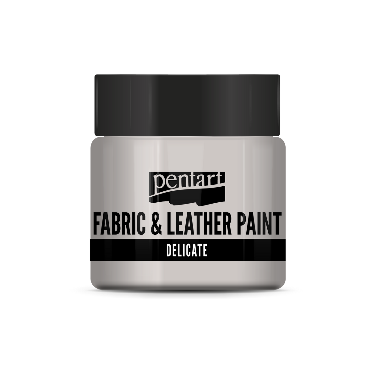 delicate fabric & leather paint 50 ml – stříbrná