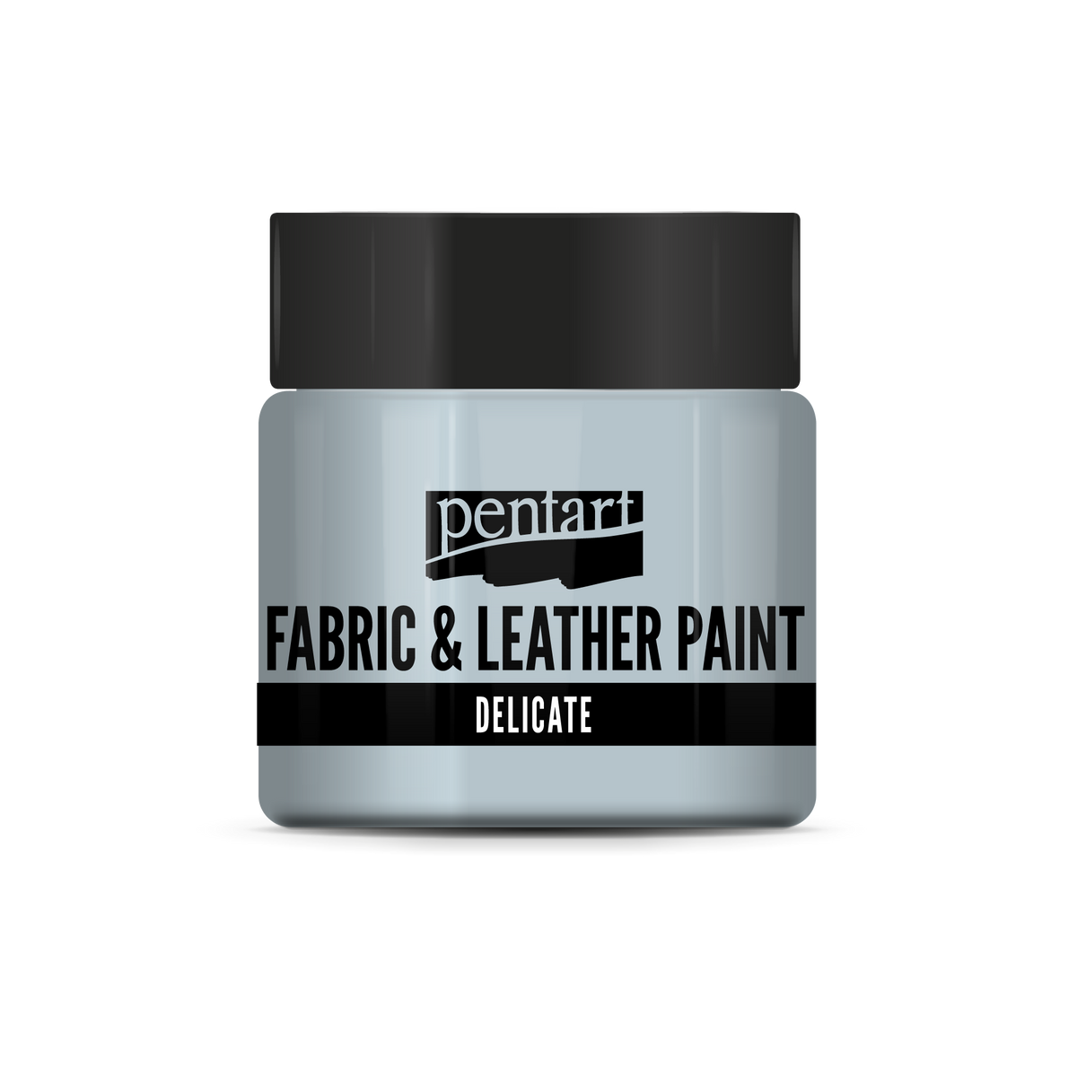 delicate fabric & leather paint 50 ml – namodrale stříbrná
