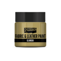 glamour fabric & leather paint 50 ml – šampaňská
