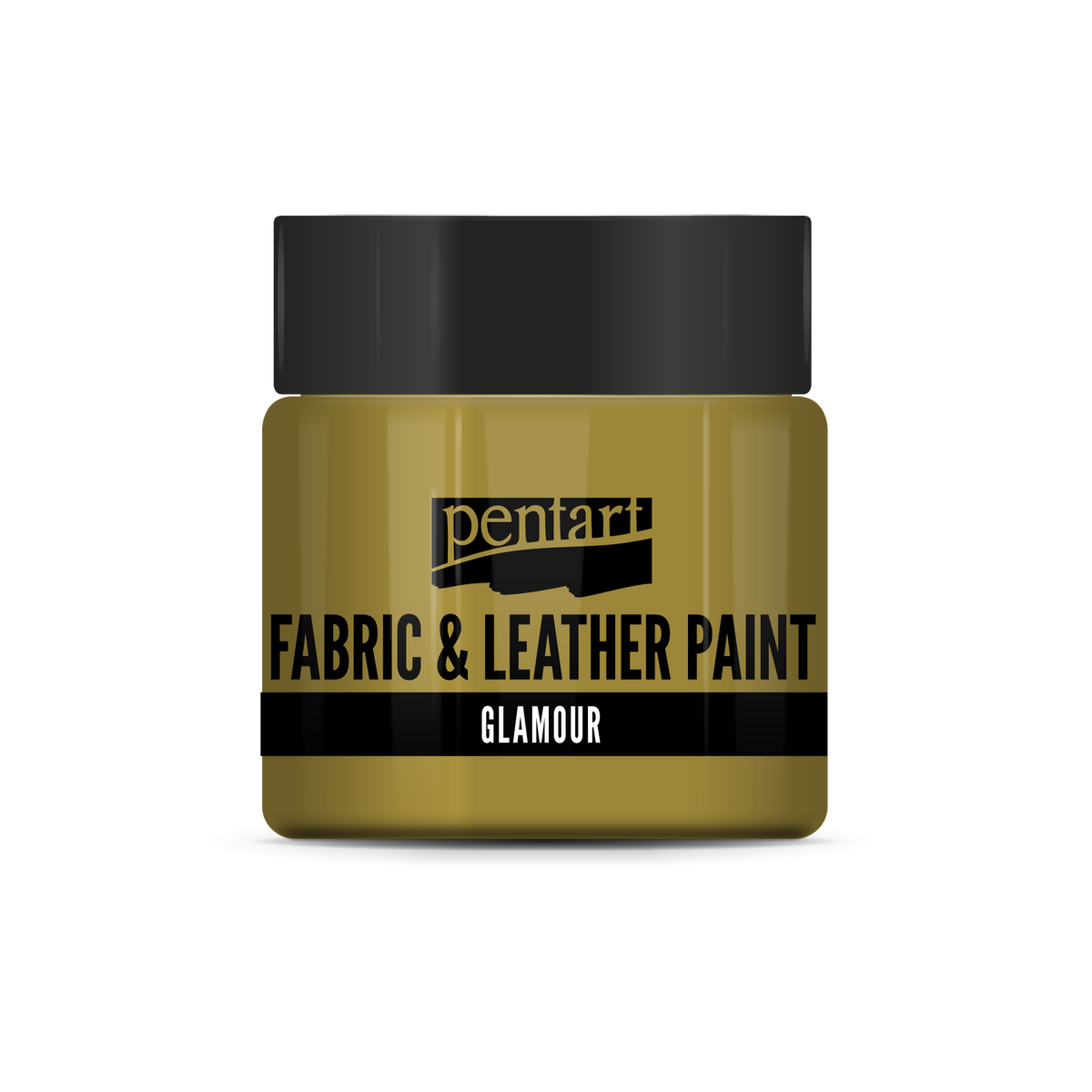 glamour fabric & leather paint 50 ml – zlatá