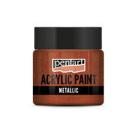 Akrylová barva metalická - 50 ml – sparkling brass