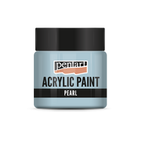 Perleťová akrylová barva 50 ml – blue