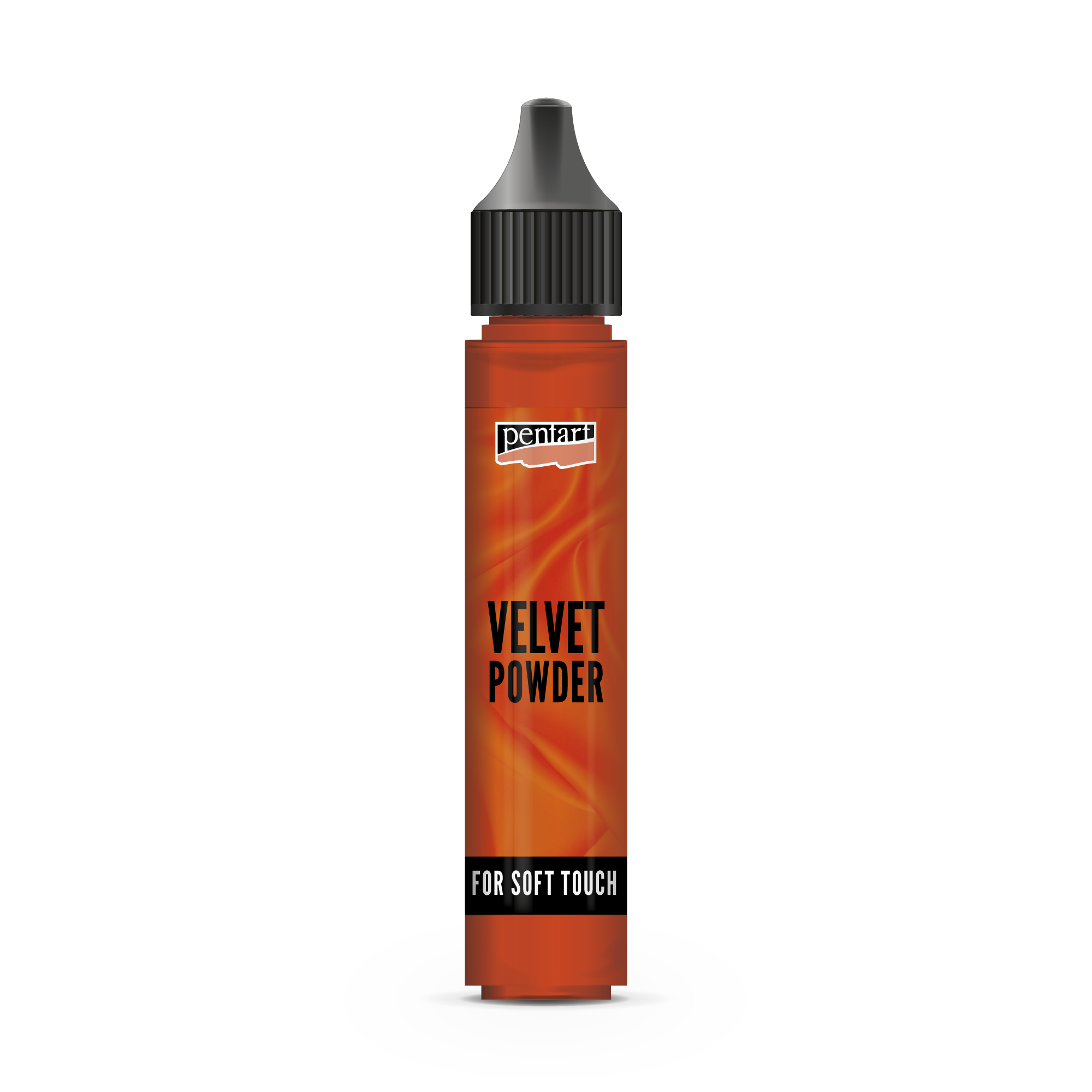 Sametový prášek Pentart Velvet powder - oranžový 4 g