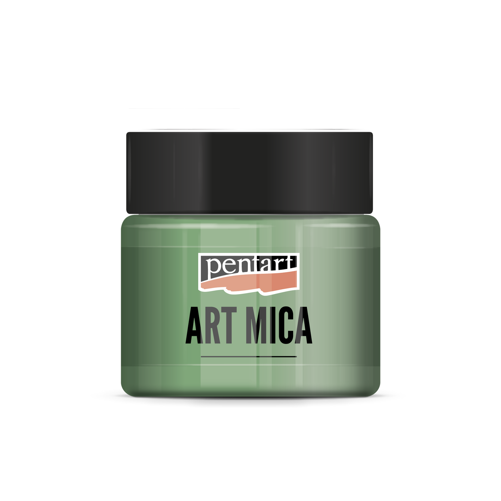 Pentart Art Mica efektový minerální prášek golden green 9 g
