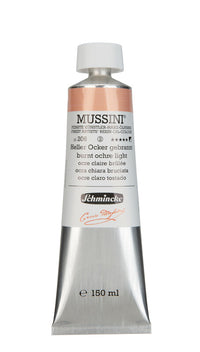 Olejové barvy Schmincke MUSSINI 150 ml – 206 Pálený okr světlý
