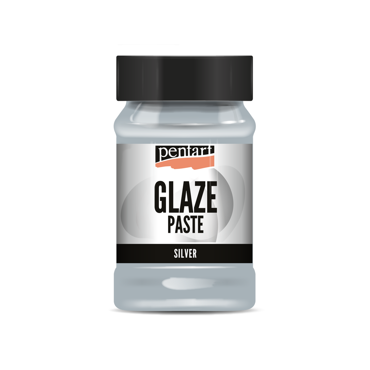 Glazurovací pasta Pentart Junior Paints 100 ml – stříbrná
