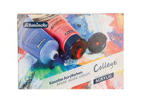 Akrylové barvy Schmincke College Acrylic – kartonová sada 5 x 75 ml
