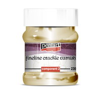 Dvousložkový krakelovací lak s jemnými liniemi Pentart Fineline - 230 ml