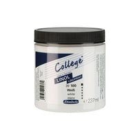 Barva na linoryt Schmincke College Linol 237 ml – 100 Bílá