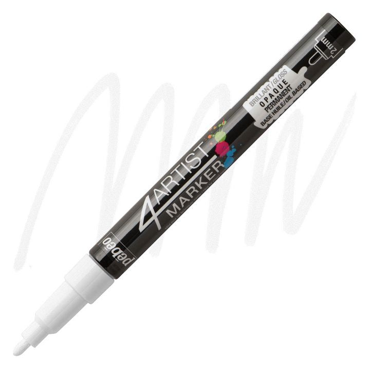 4ARTIST MARKER Pébéo na olejové bázi 2mm – biela