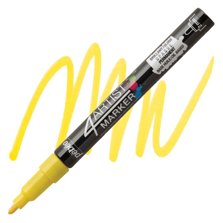 4ARTIST MARKER Pébéo na olejové bázi 2mm – žltá