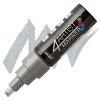 4ARTIST MARKER Pébéo na olejové bázi 8mm – strieborná