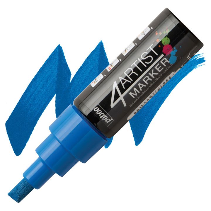 4ARTIST MARKER Pébéo na olejové bázi 8mm – tmavomodrá