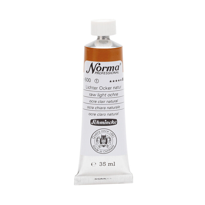 Olejové barvy Schmincke Norma Professional 35 ml – 600 Přírodní světlý okr