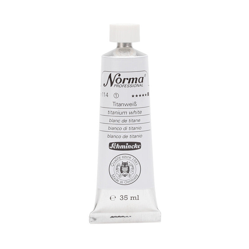 Olejové barvy Schmincke Norma Professional 35 ml – 114 Titanová bílá