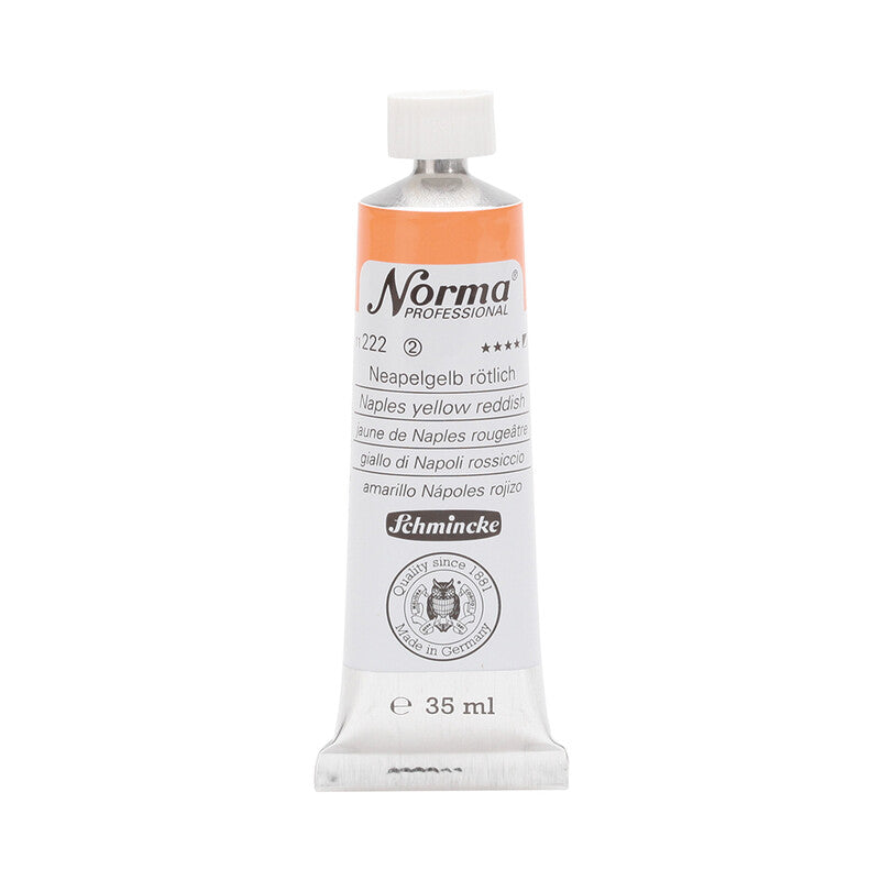 Olejové barvy Schmincke Norma Professional 35 ml – 222 Neapolská žluť narůžovělá