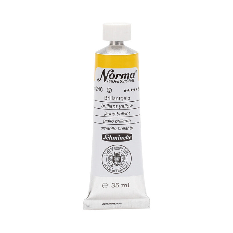 Olejové barvy Schmincke Norma Professional 35 ml – 246 Brilantní žluť
