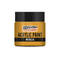 Akrylová barva metalická - 50 ml – orange