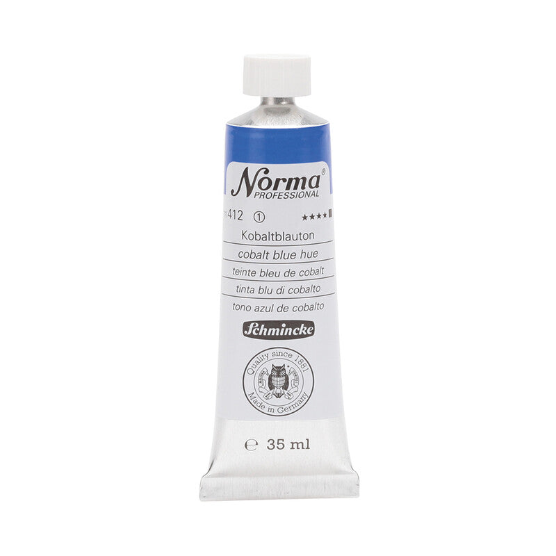 Olejové barvy Schmincke Norma Professional 35 ml – 412 Kobaltová modř (imitace)