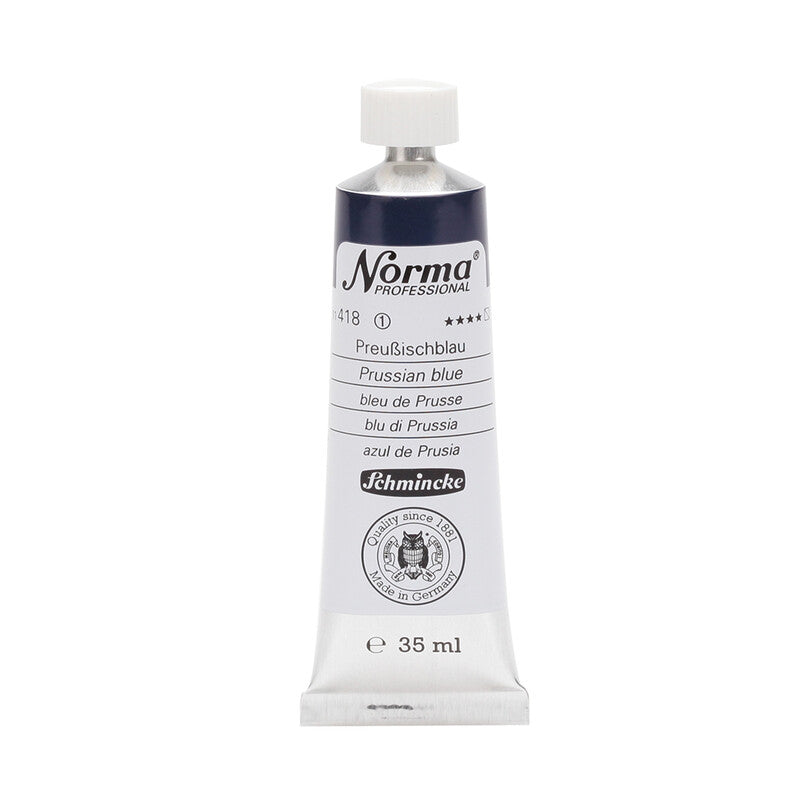 Olejové barvy Schmincke Norma Professional 35 ml – 418 Pruská modř
