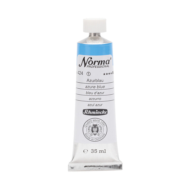 Olejové barvy Schmincke Norma Professional 35 ml – 424 Azurová modř