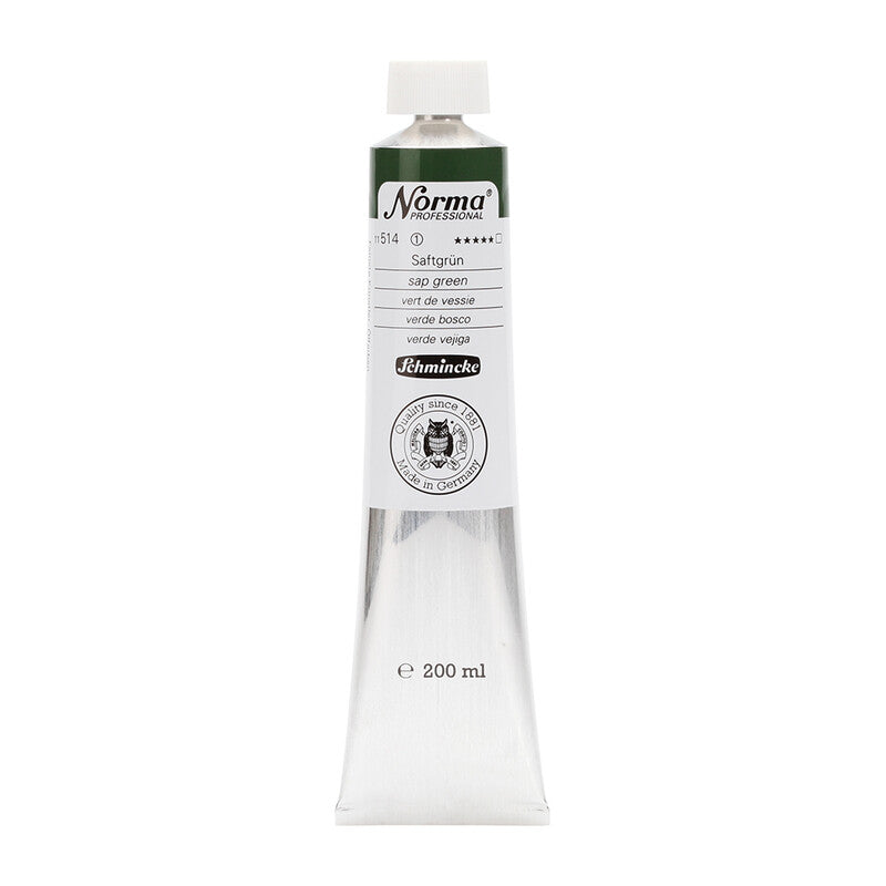 Olejová barva Schmincke Norma Professional 200 ml – 514 Míšenská zeleň