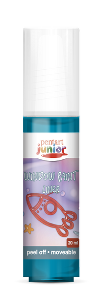 window paint 20 ml, – tyrkysová