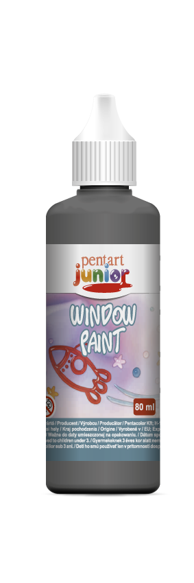 Kontura na sklo Pentart 80 ml - černá
