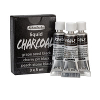 Tekutý uhel Schmincke Trio liquid charcoal