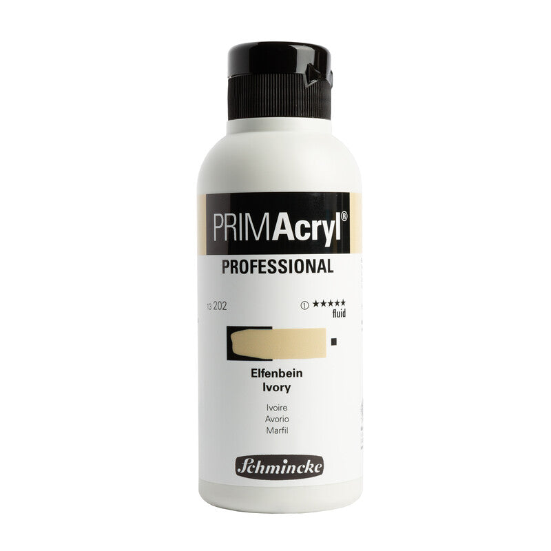 Akrylové barvy Schmincke PRIMAcryl Professional 250 ml – 202 Slonová kost tekutá