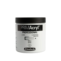 Akrylové barvy Schmincke PRIMAcryl Professional 237 ml – 895 Stříbrná