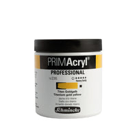 Akrylové barvy Schmincke PRIMAcryl Professional 237 ml – 235 Titanová zlatá žlutá